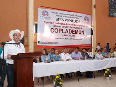 En Tlatlauquitepec, ciudadanos priorizan obra pblica 2019